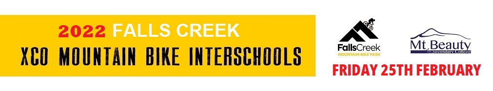 2022 MTB Falls Creek Interschools Banner sm