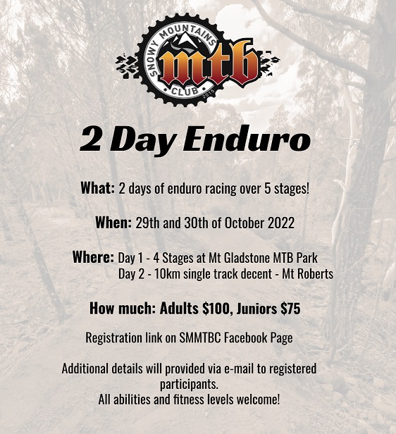 SMMTBC Enduro Poster