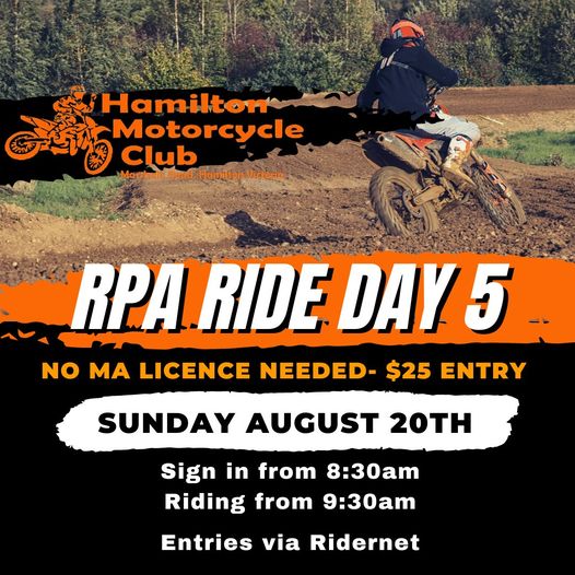 2023 Recreational Ride Day 5 poster